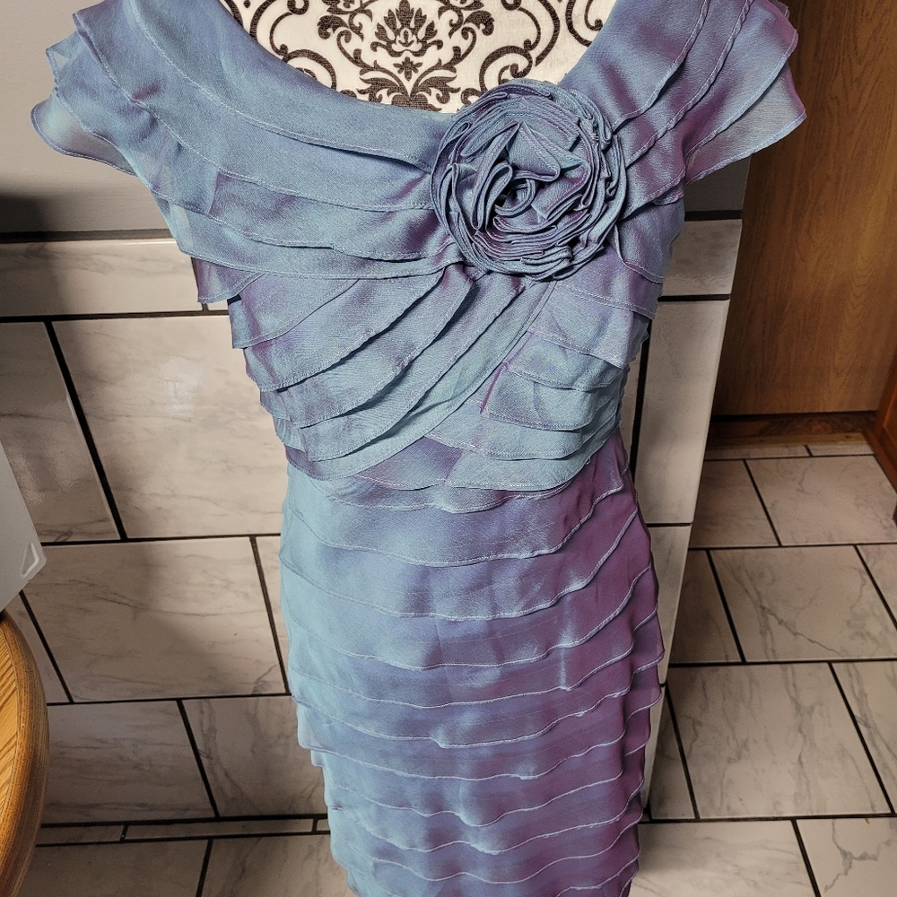 Lizzatti collection ruffle dress size 6